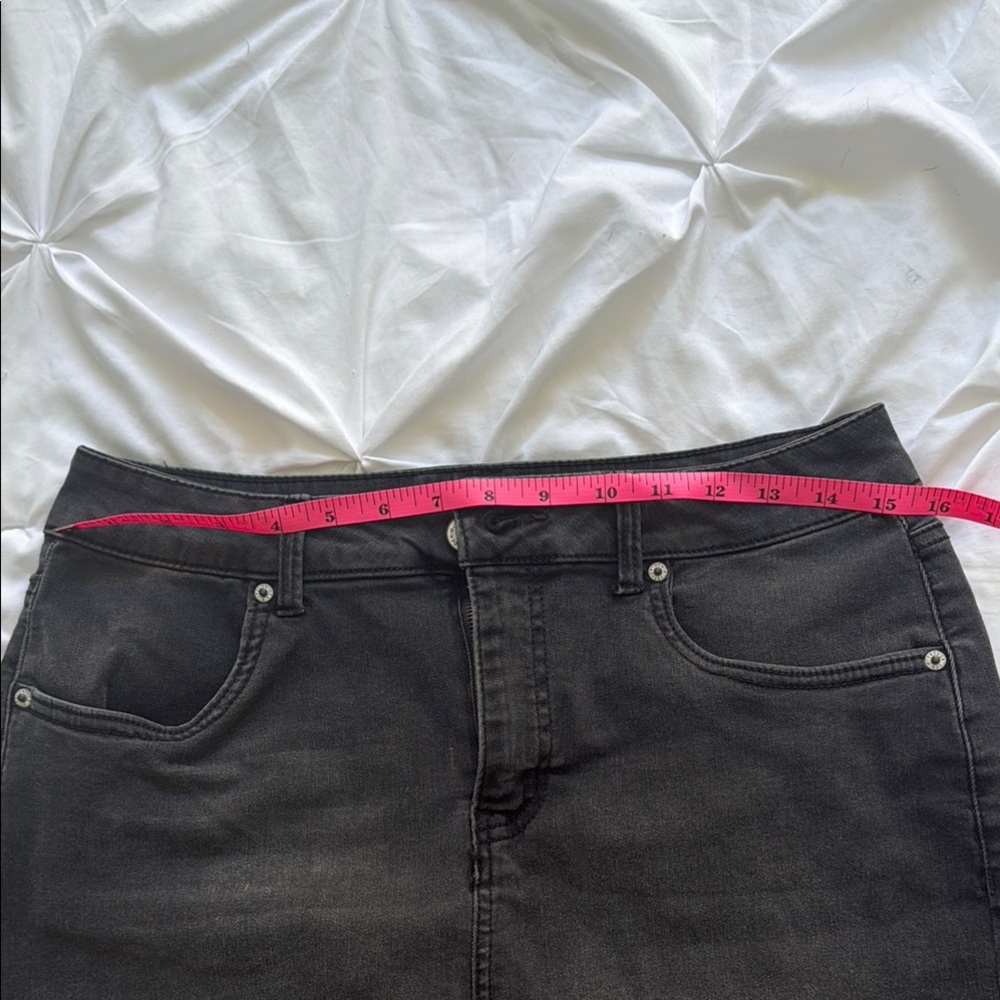 Refuge Charcoal Denim Skirt - Picture 4 of 4